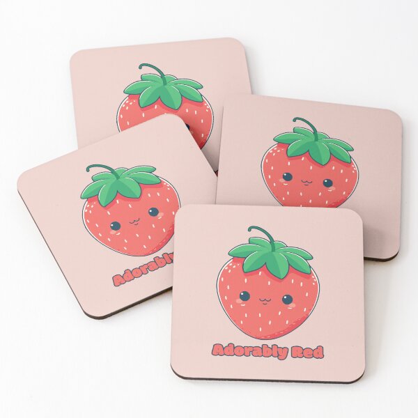 Item preview, Adorably Red - Cute little Strawberry designed and sold by RoboRaphael.