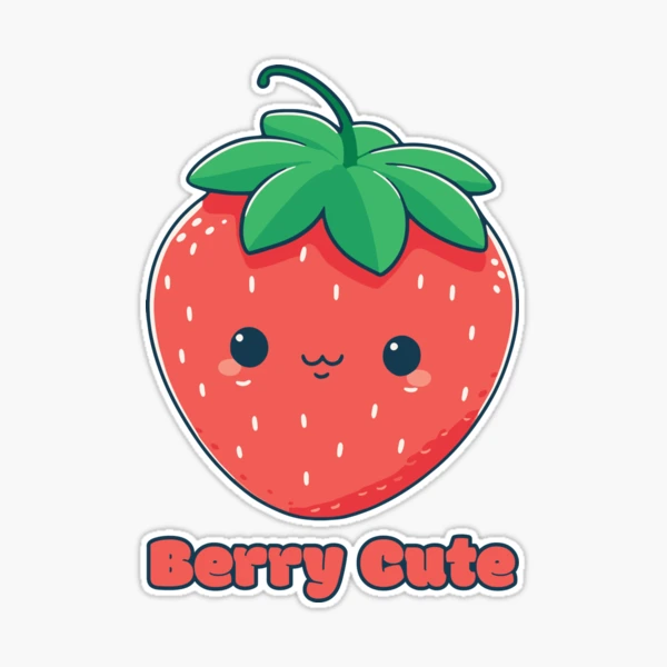 Stickers Northwest - Berry Cute Strawberry Sticker – Kitchen Store