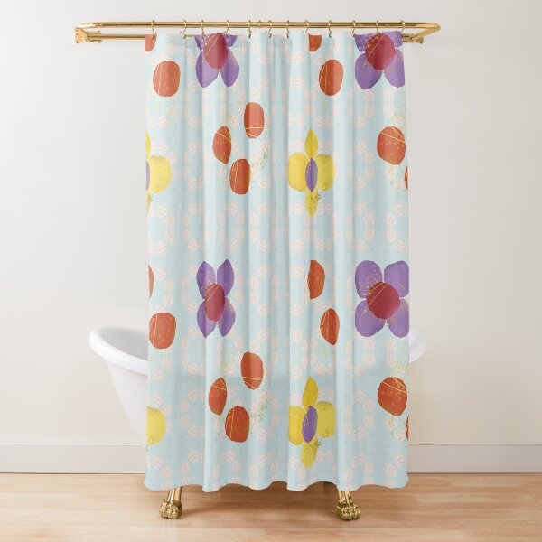 Copy of flowers Shower Curtain