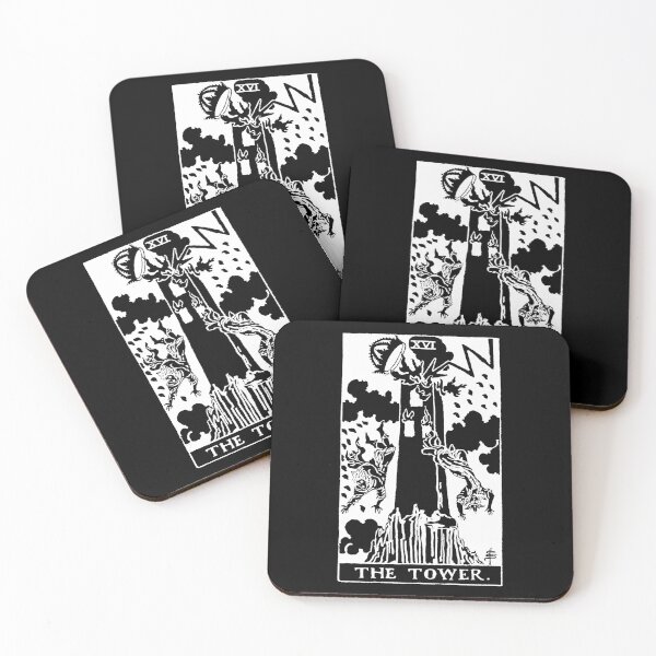 Item preview, The Tower Tarot in white designed and sold by winterwinter.