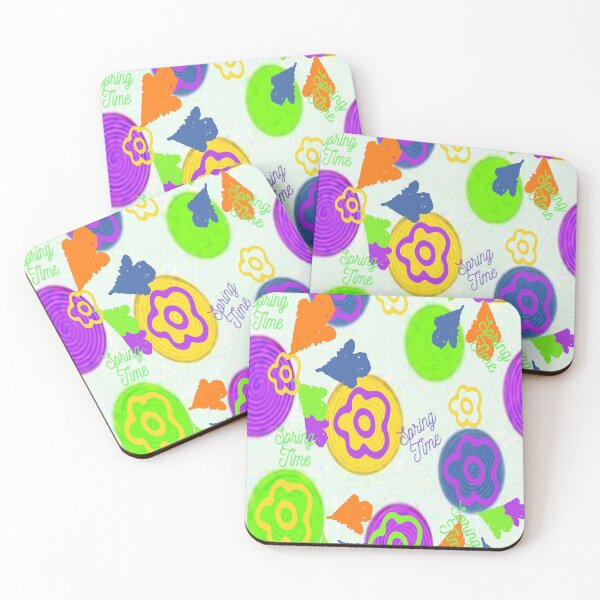 Item preview, Spring Time Psychedelic Graphic Design 3, Abstraction, bold colorful abstract playful design inspired by nature designed and sold by Adri Barnard.