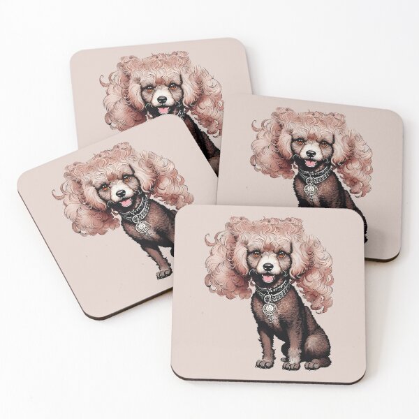 Item preview, Pink Poodle Rage - The Cutest and Angriest Dog Ever designed and sold by Pawsitive Palette.
