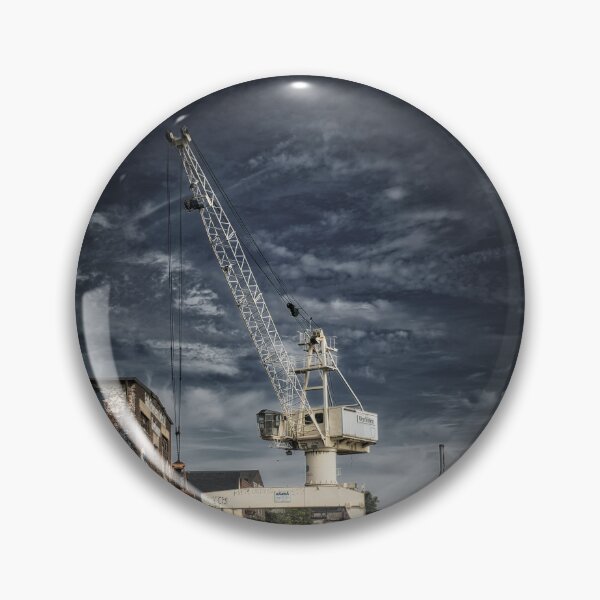Item preview, Hafenkran in Krefeld Uerdingen - Germany - harbor crane designed and sold by Ruhrpottpicture.