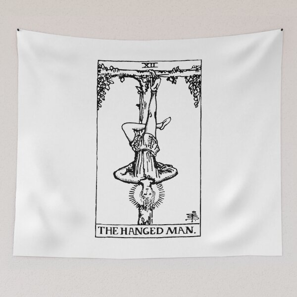 Item preview, The Hanged Man Tarot in black designed and sold by winterwinter.