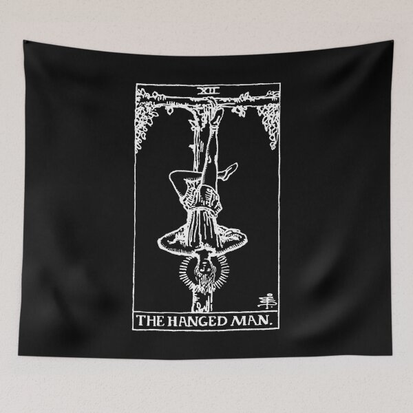Item preview, The Hanged Man Tarot in white designed and sold by winterwinter.