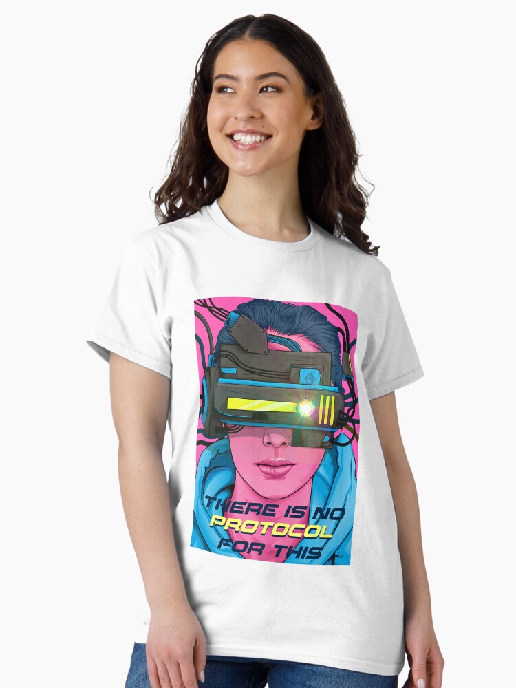 Thumbnail 2 of 7, Classic T-Shirt, Journaux de Murderbot - Pas de protocole designed and sold by BetterGiftStor.