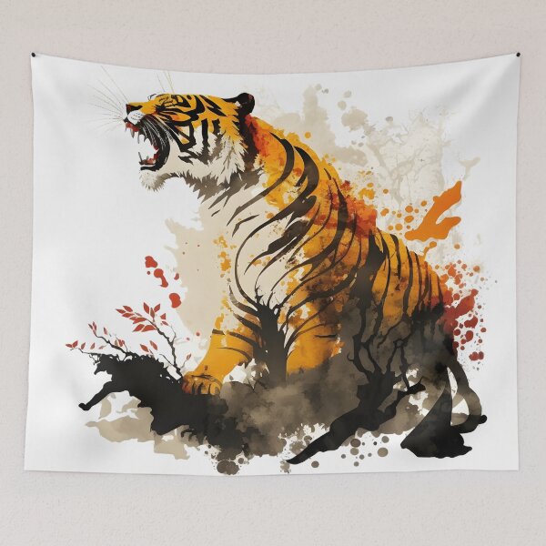 Item preview, roaring tiger designed and sold by NickLivin.