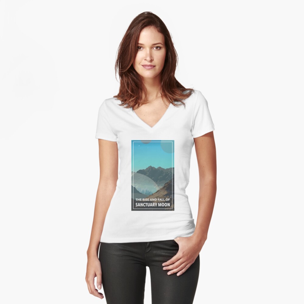 Item preview, Fitted V-Neck T-Shirt designed and sold by BetterGiftStor.