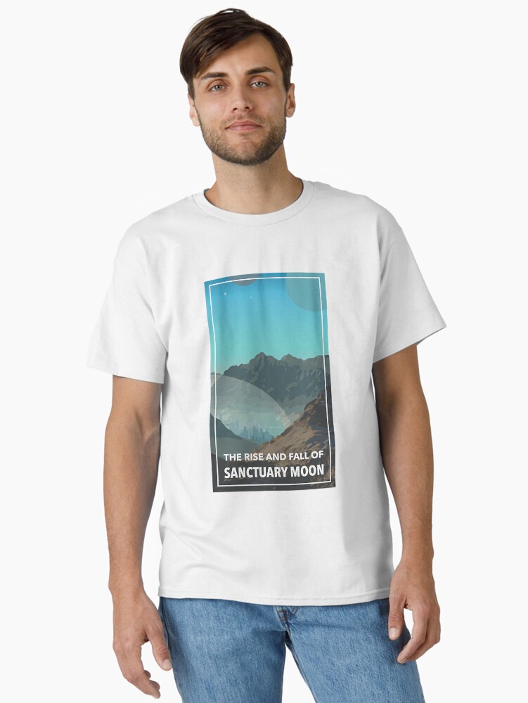 Thumbnail 1 of 7, Classic T-Shirt, L_ascension et la chute de la lune du sanctuaire designed and sold by BetterGiftStor.