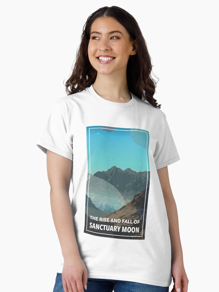Thumbnail 2 of 7, Classic T-Shirt, L_ascension et la chute de la lune du sanctuaire designed and sold by BetterGiftStor.