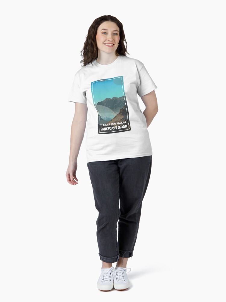 Thumbnail 4 of 7, Classic T-Shirt, L_ascension et la chute de la lune du sanctuaire designed and sold by BetterGiftStor.