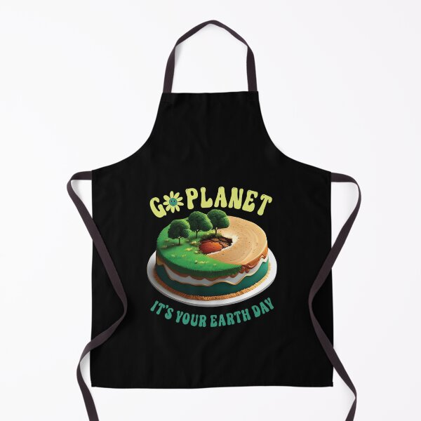 Item preview, Go Planet It's Your Earth Day Landscape Cake designed and sold by GravitiTees.
