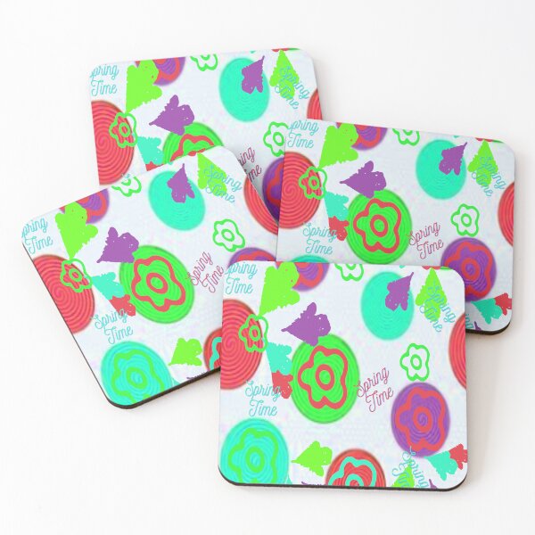 Item preview, Spring Time Psychedelic Graphic Design 5, Abstraction, bold colorful abstract playful design inspired by nature designed and sold by Adri Barnard.