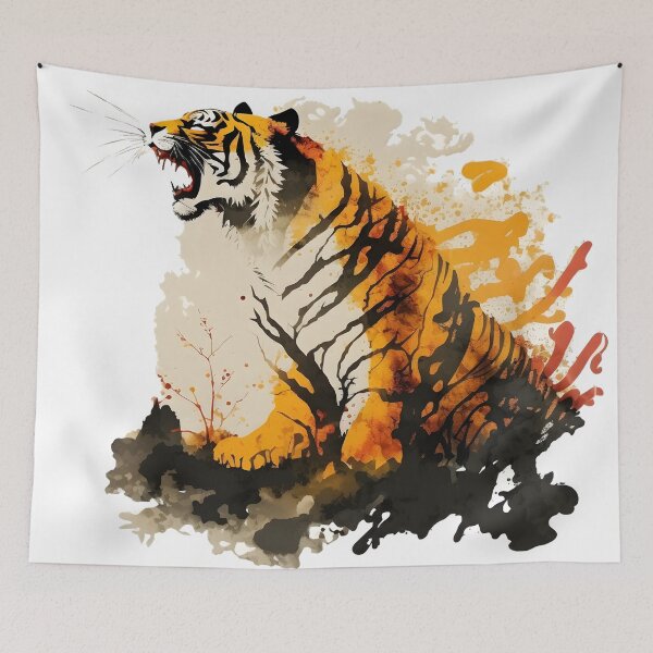 Item preview, roaring tiger designed and sold by NickLivin.