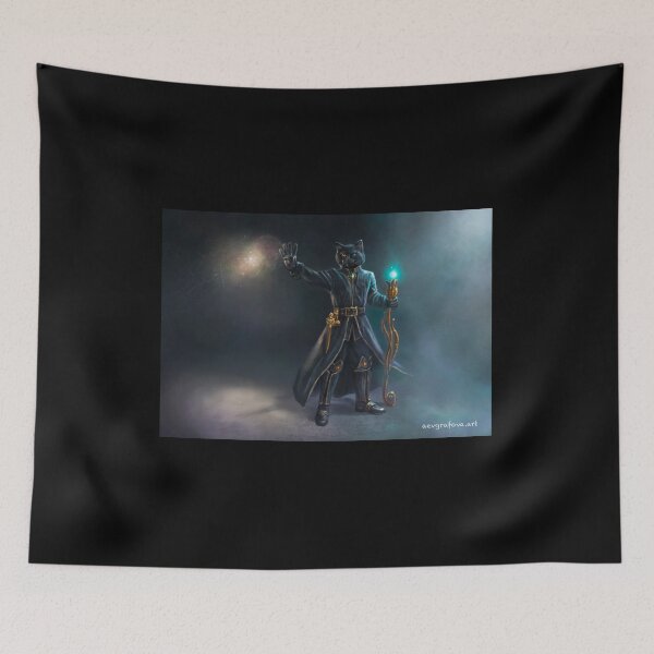 Item preview, Black Magic Cat designed and sold by Fantasy Illustrations & Fan Art.