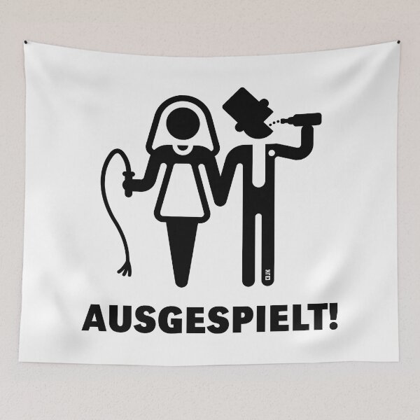 Item preview, played out! (JGA / whip / beer / black) designed and sold by Roderix.