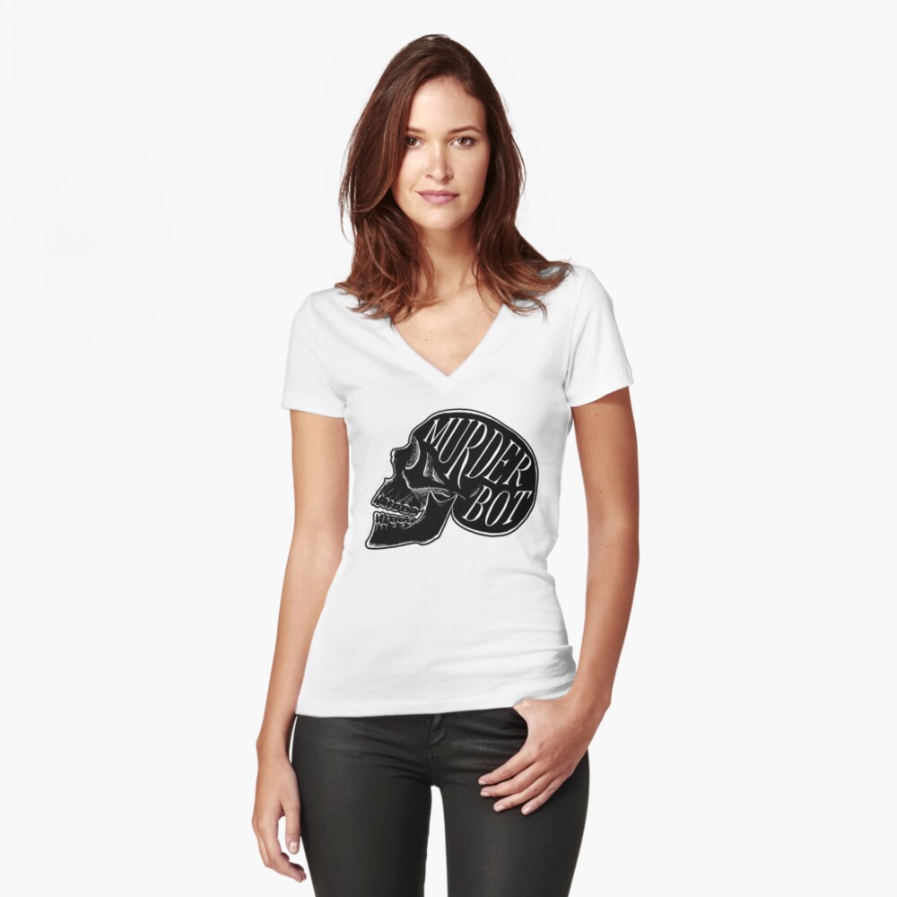 Item preview, Fitted V-Neck T-Shirt designed and sold by BetterGiftStor.