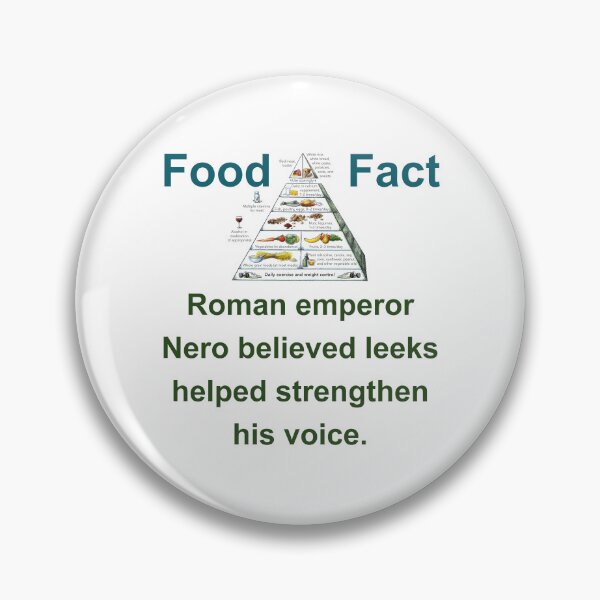 Item preview, Roman Emperor Nero Believed  - Food Fact designed and sold by CrankyOldDude.