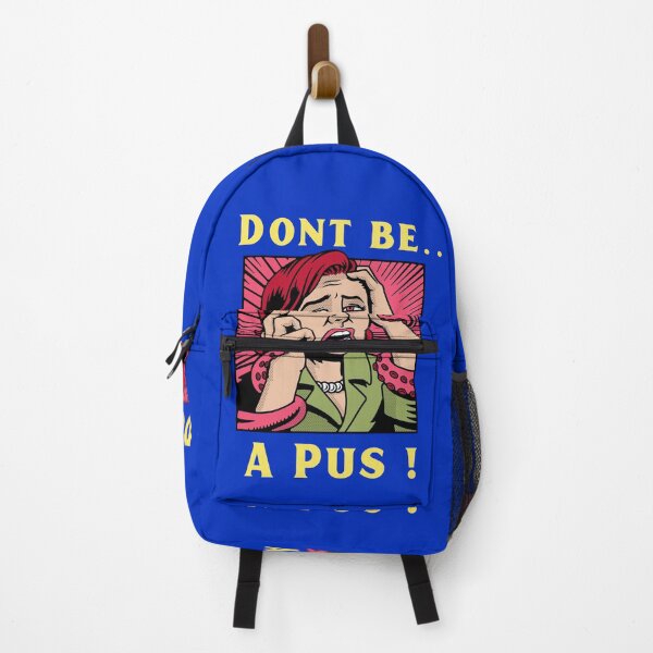 Item preview, Don’t be a pus! Funny Octopus horror poster designed and sold by Juliet  Thomas.