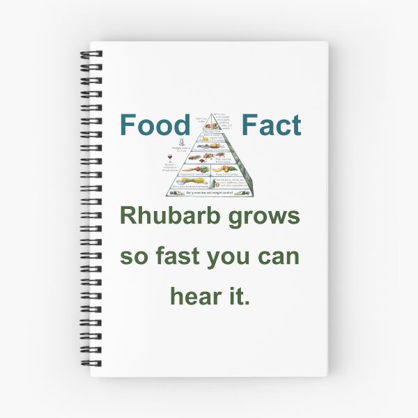 Item preview, Rhubarb Grows So Fast - Food Fact designed and sold by CrankyOldDude.