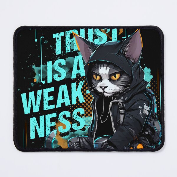 Item preview, Hacker Cat Cyber Android designed and sold by Shaani.
