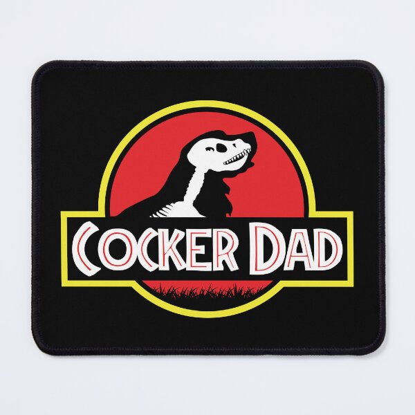 Item preview, (For Dark Background) Jurassic English Cocker Spaniel Dad designed and sold by More Cute Dogs.