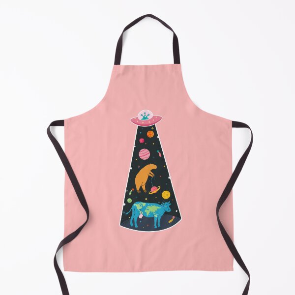 Item preview, Funny UFO, capybara and cow designed and sold by Capictures.