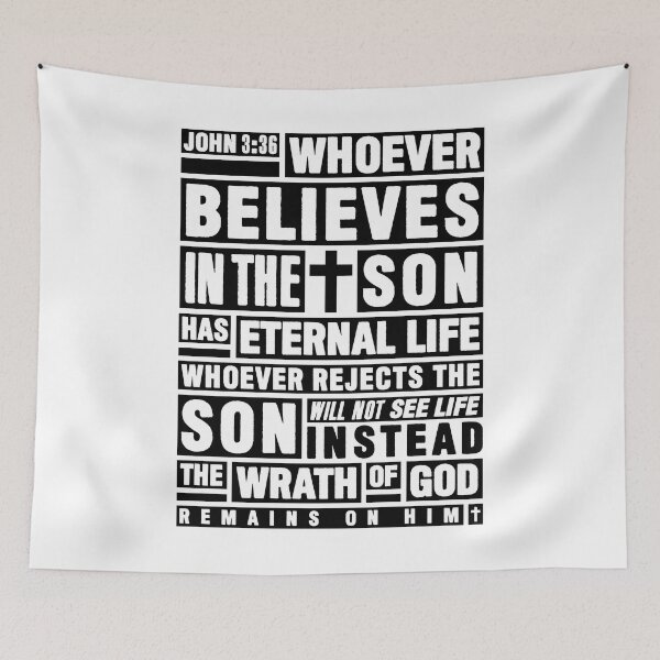 Item preview, John 3:36 Whoever Believes In The Son Has Eternal Life designed and sold by plushism.