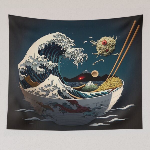 Item preview, The Perfect Recipe for Style: Ramen Illustration Design designed and sold by trendarmy.