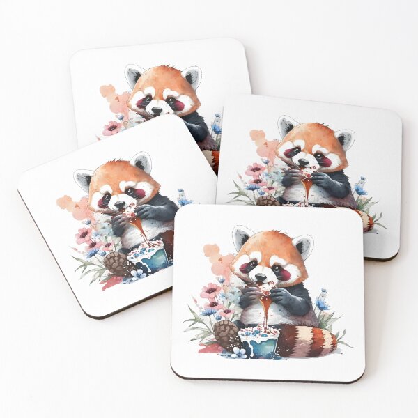 Item preview, red panda eating  designed and sold by NickLivin.