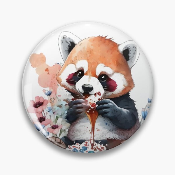 Item preview, red panda eating  designed and sold by NickLivin.