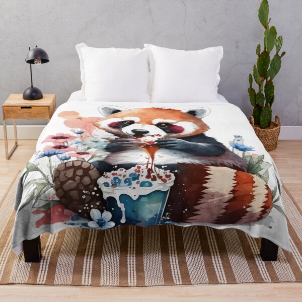 Item preview, red panda eating  designed and sold by NickLivin.
