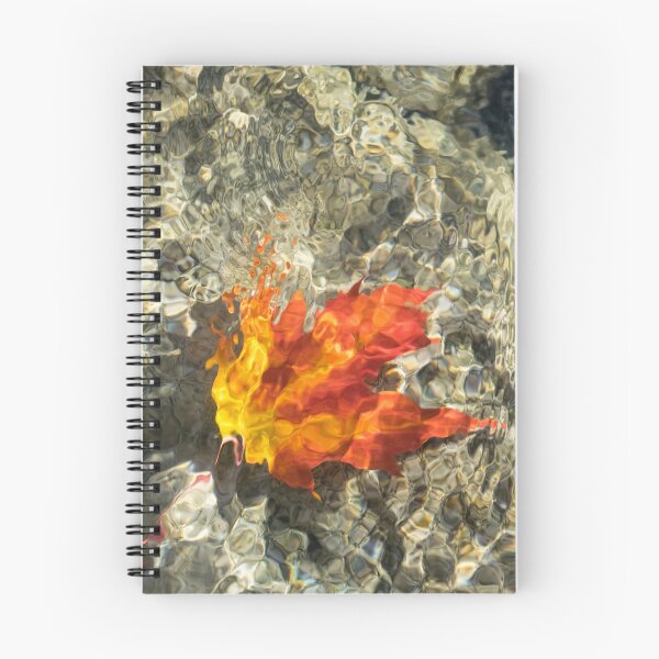 Item preview, Refraction Magic - Submerged Maple Leaf Abstracted by Mother Nature designed and sold by Georgia Mizuleva.