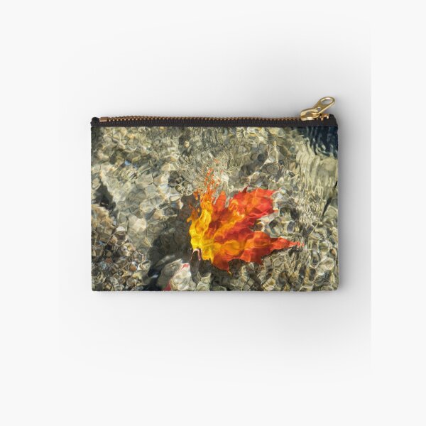Item preview, Refraction Magic - Submerged Maple Leaf Abstracted by Mother Nature designed and sold by Georgia Mizuleva.