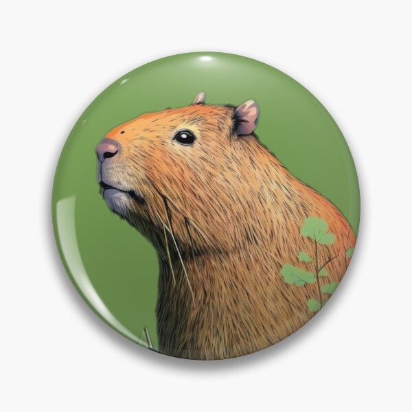 Artikelvorschau, Capybara-Aufkleber entworfen und verkauft von CopperCity Dungeon.