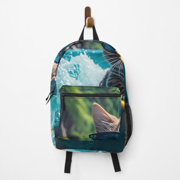 Item preview, A kitty surfing the waves designed and sold by magikman65.