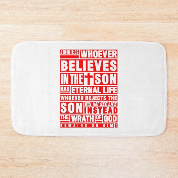 Item preview, John 3:36 Whoever Believes In The Son Has Eternal Life designed and sold by plushism.