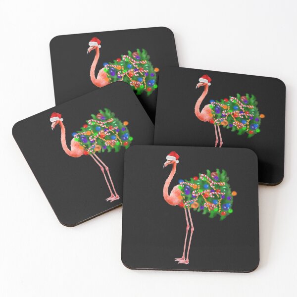 Item preview, Flamingo Xmas Tree, Love Flamingos, Christmas designed and sold by Logiamerch.