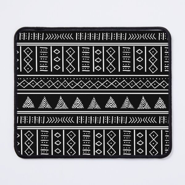 Item preview, African Mudcloth Pattern in Black - Traditional Tribal Art designed and sold by inspirationzgal.
