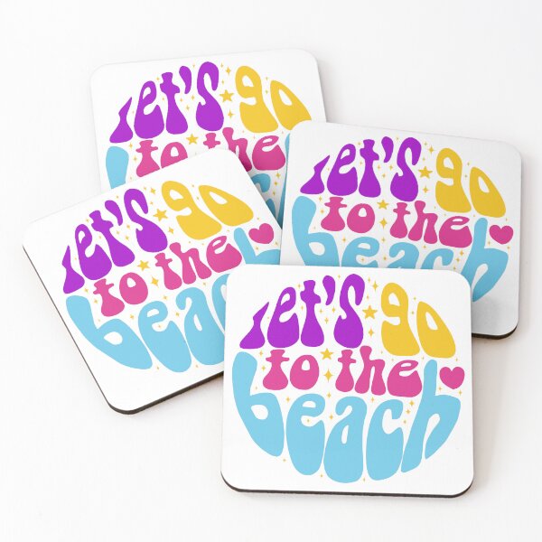 Item preview, Let's go to the beach a fun and groovy summer time design  designed and sold by Yarafantasyart.