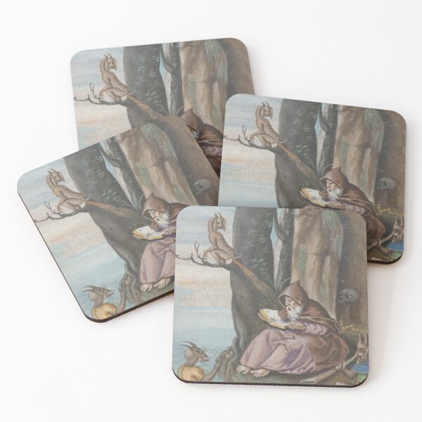 Item preview, Medieval Creature Meme - Temptations of saint anthony - Demon outrages a Saint designed and sold by VintageManiac.