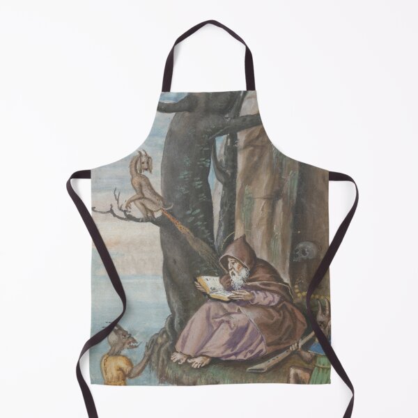 Item preview, Medieval Creature Meme - Temptations of saint anthony - Demon outrages a Saint designed and sold by VintageManiac.