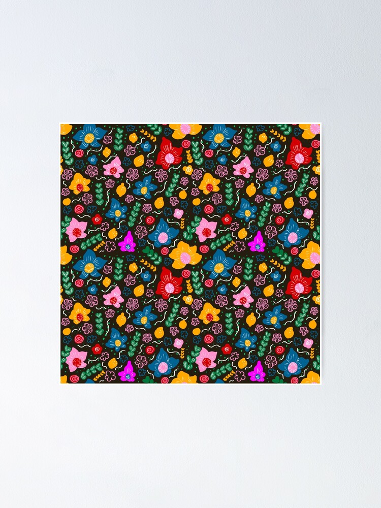 Thumbnail 1 of 3, Poster, COLORFULL ORCHID designed and sold by chepattern09.