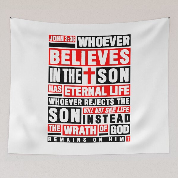 Item preview, John 3:36 Whoever Believes In The Son Has Eternal Life designed and sold by plushism.
