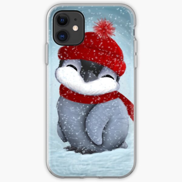 Baby penguin iPhone Soft Case