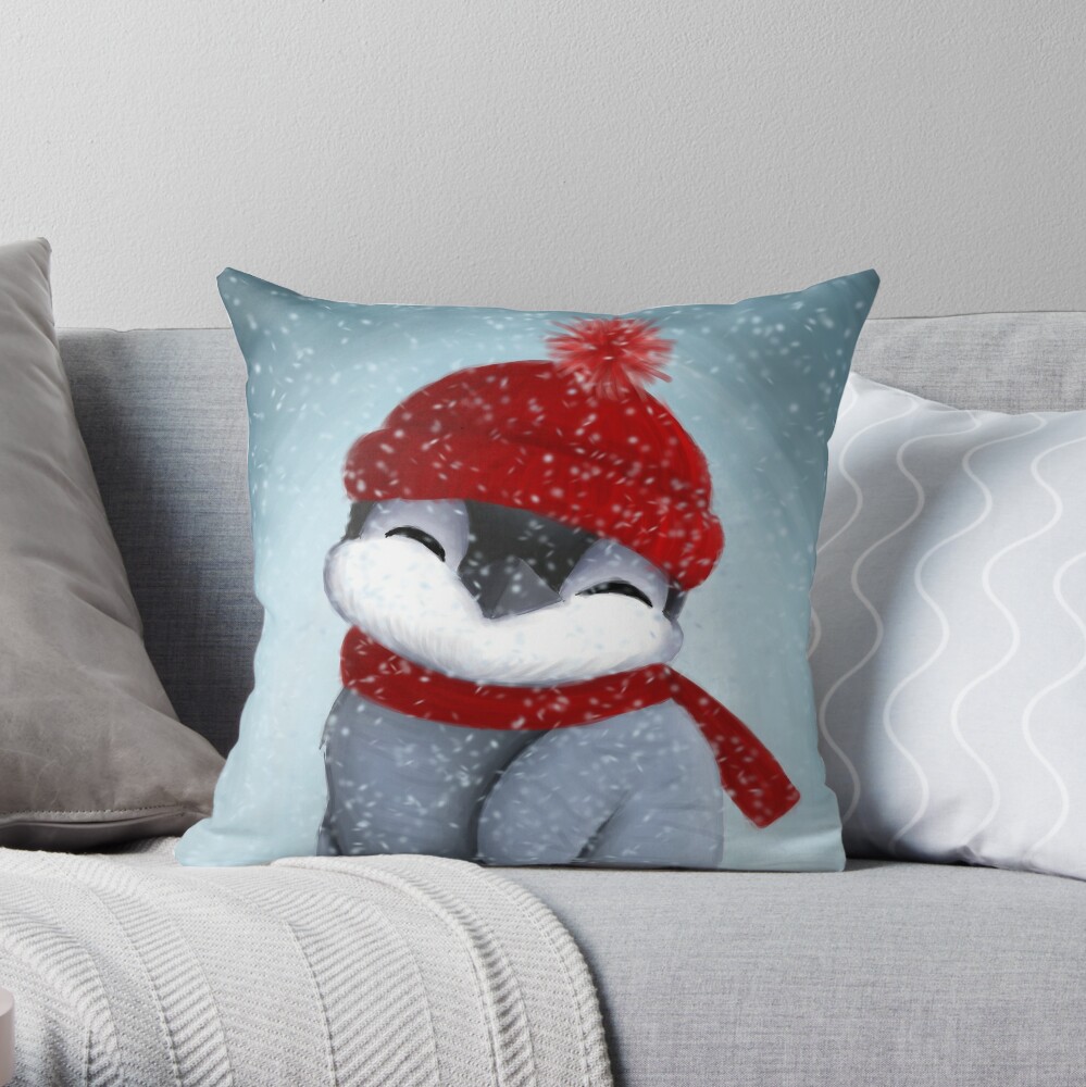 penguin squishy pillow