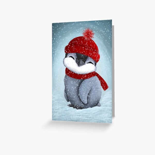 Baby penguin Greeting Card