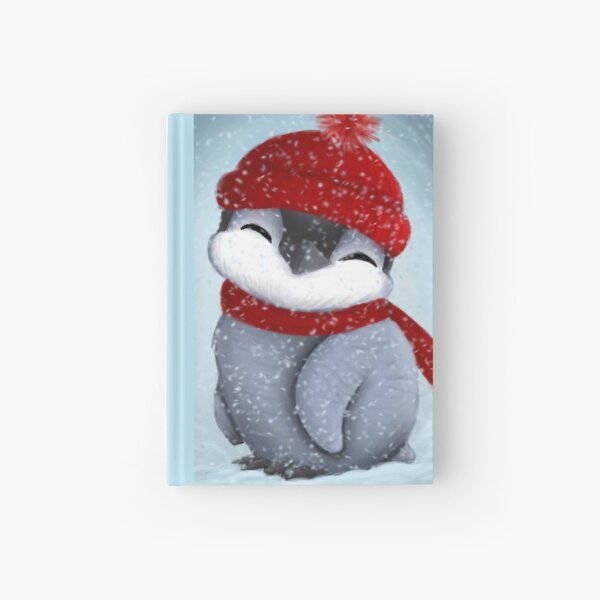 Baby penguin Hardcover Journal