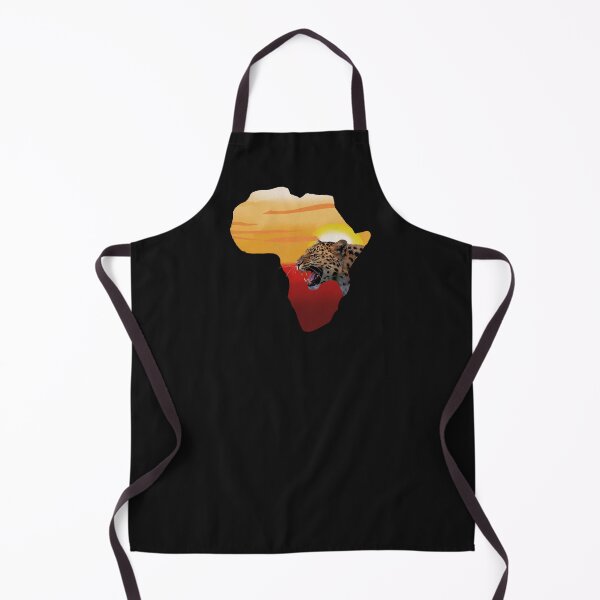 Item preview, Africa Map, Leopard, Big Cat, Sunset designed and sold by Logiamerch.