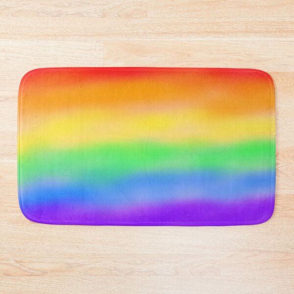 Item preview, LGBTQ pride rainbow with spray can paint effect designed and sold by VistaViews.